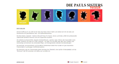 Desktop Screenshot of die-pauls-sisters.de